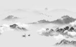 高清 简约高端山水 tif分层
