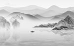 高雅灰色客厅背景 Tif分层