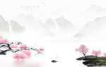 高端中式高清山水 TIf分层