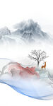 新中式新玄关画背景 TIf分层