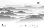 新款 灰色背景山水 TIf分层