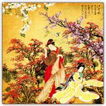 梅花仕女图