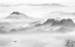 高端大气客厅山水 tiF分层