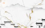无框画高档鱼肚白纹 TIf分层