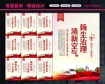 扬尘治理展板