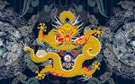 龙纹图案背景墙