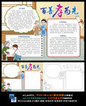 百善孝为先孝道文化小报手抄报