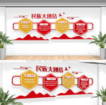 民族团结文化墙