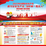 2022年全国安全生产月展板