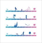 波浪剪影