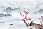新中式背景墙