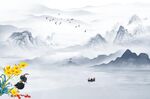 新中式背景墙