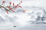 新中式背景墙