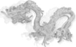 激光镂空龙纹图案