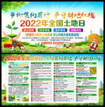 2022年全国土地日宣传展板