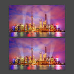 上海城市夜景动画视频素材