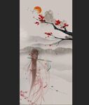   美女 梅花