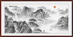 国画山水画