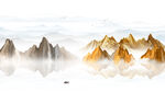 水墨山水画