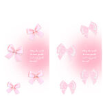 粉色蝴蝶结壁纸