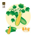 羊角蜜素材