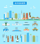 徐州地标建筑剪影