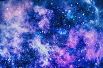梦幻水彩星空