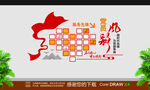党员风采文化墙