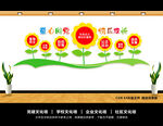 学校党建卡通文化墙