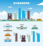 宜兴地标建筑剪影