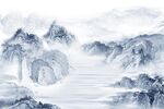 山水背景墙