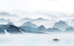 高档最新背景山水 TIf分层