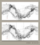泼墨抽象画