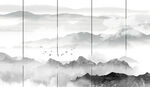 水墨云层
