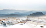 新中式现代新山水画 TIf分层