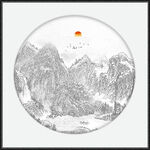 水墨山水画