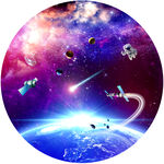 圆形星空