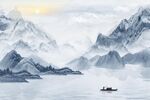 山水背景墙