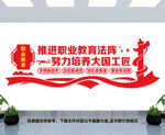 职业教育文化墙