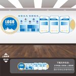 企业文化宣传标语展板海报