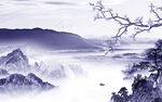 高档 新简约山水画 TiF分层
