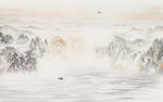 水墨山水画