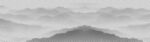 水墨山