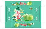 翠冠梨包装平面展开图