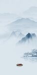 水墨现代山水玄关 Tif分层