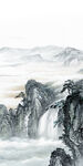 高端意境山水玄关 TIf分层