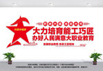 职业学校文化墙