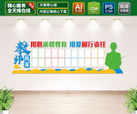 教师风采文化墙