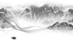 新品客厅灰色山水 TIf分层