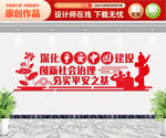 深化平安中国建设 文化墙